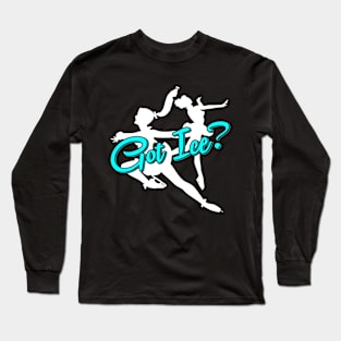 Break the ice skater skating winter sport Long Sleeve T-Shirt